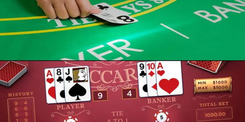 Các trường hợp rút thêm bài trong cách chơi Baccarat